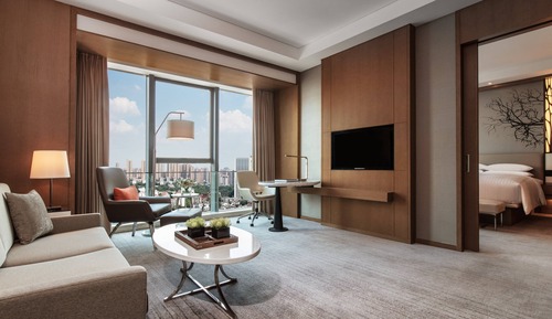 Zimmer, 1 King-Bett, Stadtblick