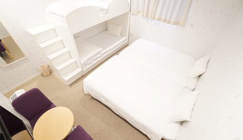 Familienzimmer, Nichtraucher (2 Double and 1 Bunk 1 Person Use)