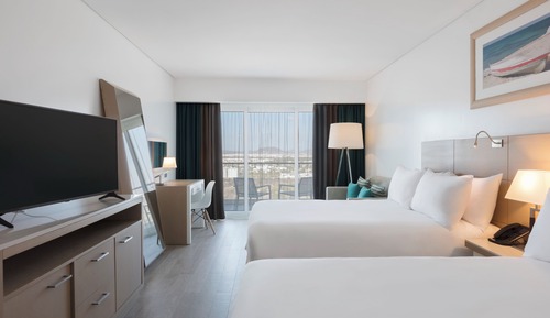 Junior-Suite, 2 Doppelbetten, Stadtblick