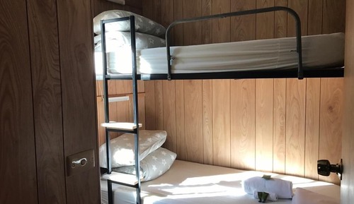 Ferienhütte, 2 Schlafzimmer, mit Bad