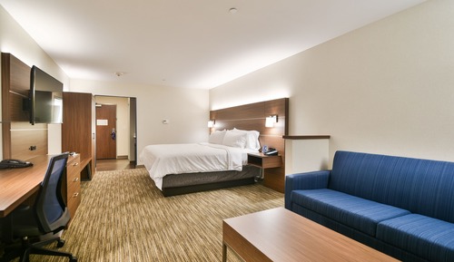 Suite, 1 King-Bett und Schlafsofa, barrierefrei (Communications)