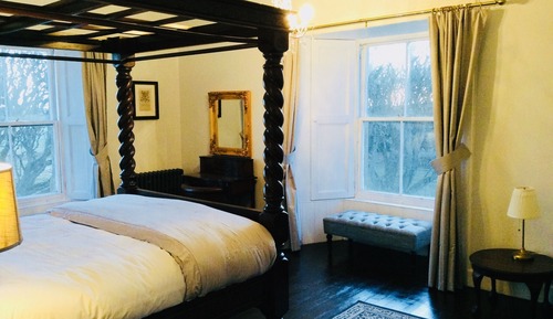Doppelzimmer, mit Bad, Gartenblick
