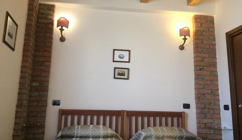 Comfort-Doppel- oder -Zweibettzimmer, mit Bad, Gartenblick (Gelso & Gelsomino)
