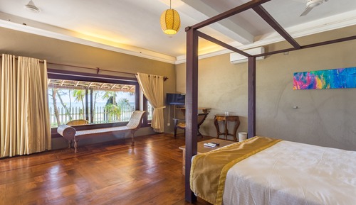 Superior-Doppelzimmer, 1 Schlafzimmer, Strandblick, Meerseite