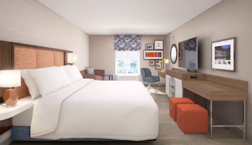 Zimmer, 1 King-Bett, barrierefrei (Hearing)