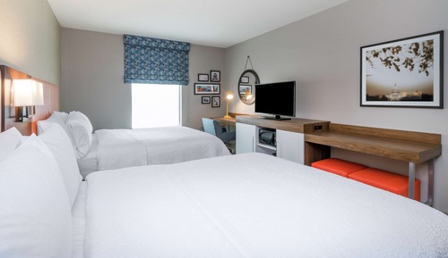 Zimmer, 2 Queen-Betten, barrierefrei (Roll-In Shower)