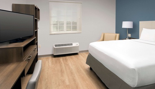 Zimmer, 1 Queen-Bett, barrierefrei, Nichtraucher (Roll-in Shower)