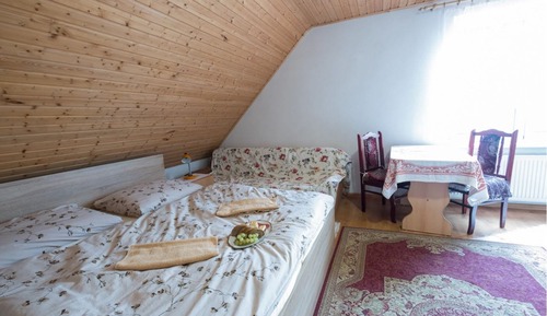 Standard-Zweibettzimmer, Gemeinschaftsbad, Bergblick