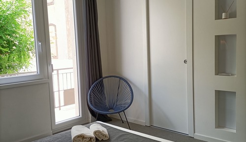 Doppelzimmer, Terrasse, Stadtblick