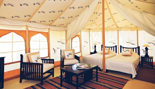 Luxury-Zelt, 1 Schlafzimmer, Gartenblick