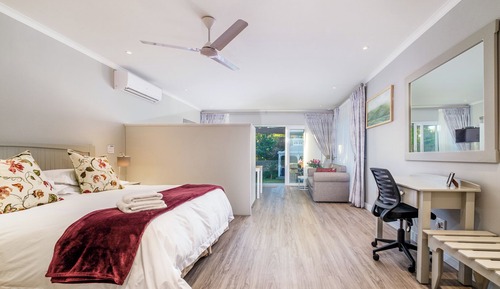 Deluxe-Doppelzimmer, 1 Schlafzimmer, Gartenblick