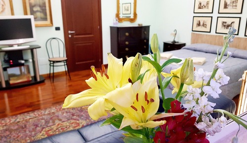 Comfort-Vierbettzimmer, 2 Queen-Betten, eigenes Bad, Gartenblick