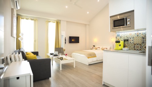 Loft, 1 Doppelbett und Schlafsofa, barrierefrei