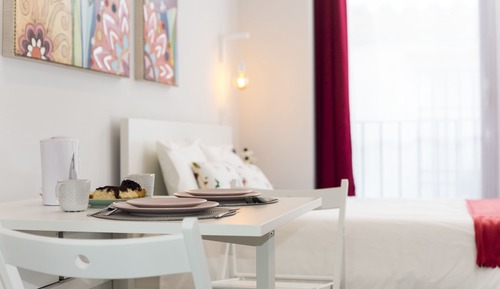 Loft, 1 Doppelbett und Schlafsofa