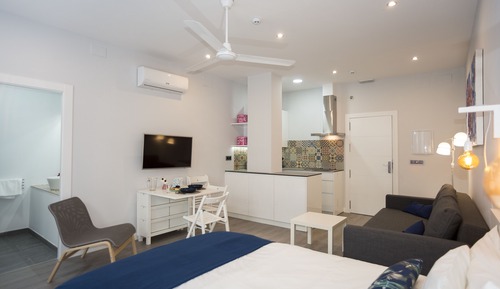 Loft, 1 Doppelbett und Schlafsofa