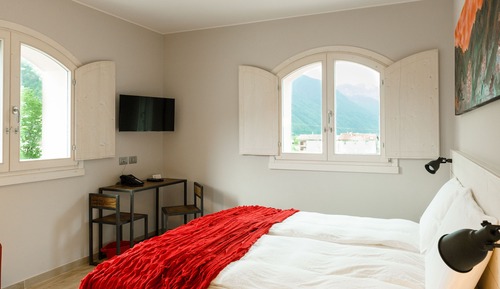 Doppelzimmer, 1 King-Bett, Bergblick (La Rossa)