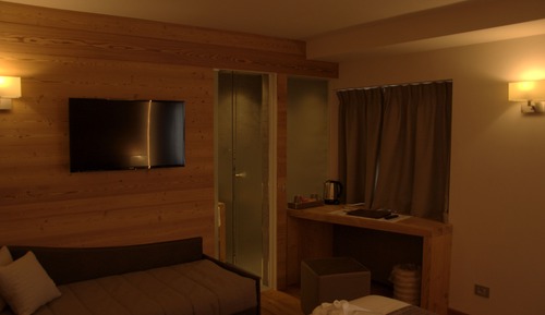 Suite, 1 Queen-Bett, Balkon, Bergblick