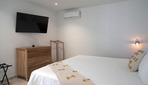 Premium-Apartment, 1 Schlafzimmer, Küche, Poolblick