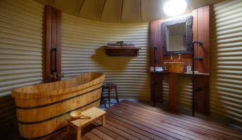 Luxury-Zelt (TWIN with Full Bathroom)
