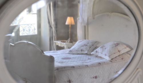 Doppelzimmer, mit Bad, Gartenblick (FIGUIER)