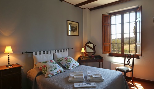 Comfort-Doppelzimmer, mit Bad, Gartenblick