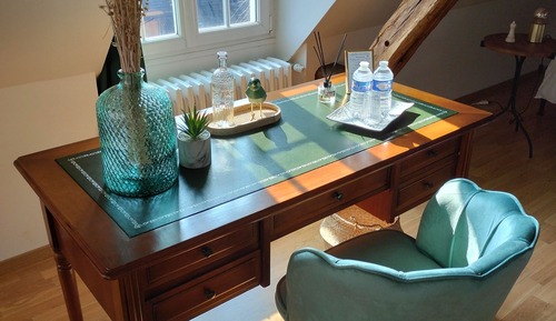 Superior-Dreibettzimmer, eigenes Bad, Flussblick (Chambre Bourgueil)