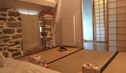 Comfort-Doppelzimmer, mit Bad, Gartenblick (japonaise)