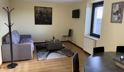 Business-Apartment, 1 Doppelbett und Schlafsofa, Nichtraucher, Gartenblick