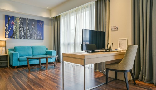 Superior-Doppelzimmer, barrierefrei, Badewanne