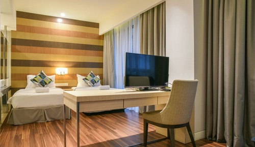 Superior-Zweibettzimmer, barrierefrei, Badewanne