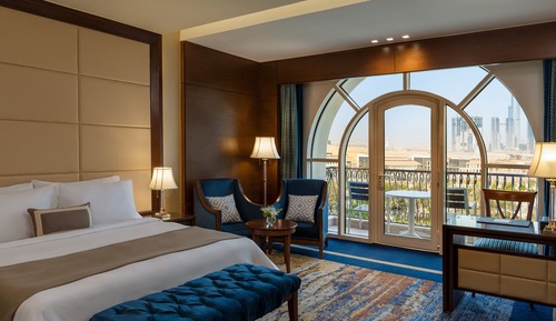 Superior-Zimmer, 1 King-Bett, Balkon, Stadtblick