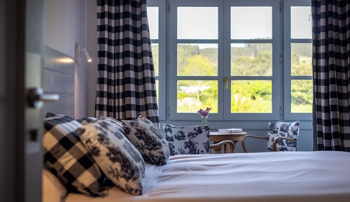 Panoramic-Doppelzimmer, Balkon, Gartenblick