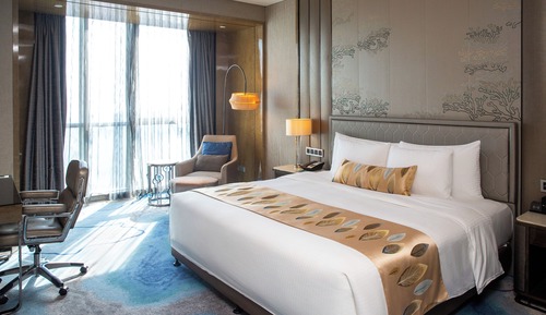 Executive-Zimmer, 1 King-Bett, Stadtblick