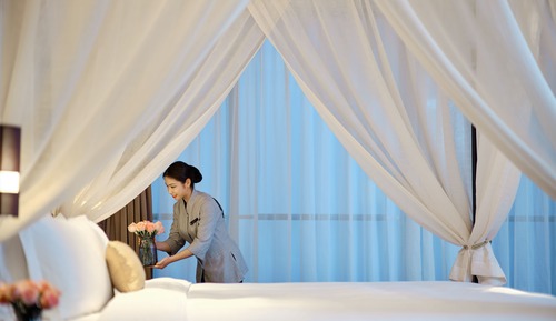 Suite, 1 Schlafzimmer, Zutritt zur Club Lounge, Seeblick