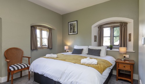 Doppel- oder Zweibettzimmer, Nichtraucher, Gartenblick