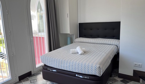 Basic-Studio, 1 Schlafzimmer, Terrasse, Bergblick