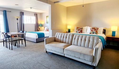 Deluxe-Suite, Mehrere Betten, Terrasse, Bergblick