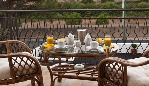 Deluxe-Doppel- oder -Zweibettzimmer, Balkon, Parkblick