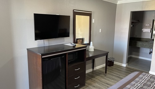 Basic-Einzelzimmer, 1 Queen-Bett, barrierefrei, eigenes Bad