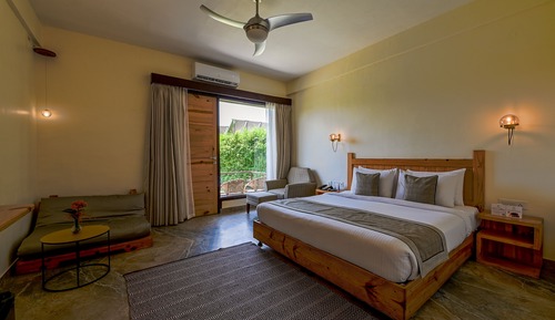 Deluxe-Doppelzimmer, 1 King-Bett, Gartenblick