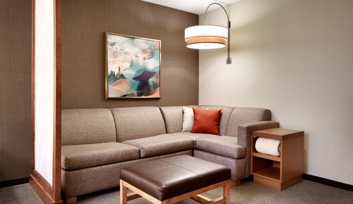 Zimmer, 1 King-Bett und Schlafsofa, barrierefrei, Badewanne