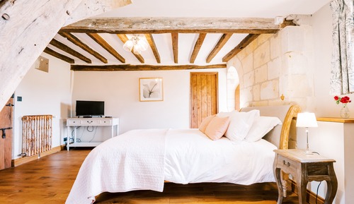 Superior-Doppelzimmer, mit Bad, Poolblick