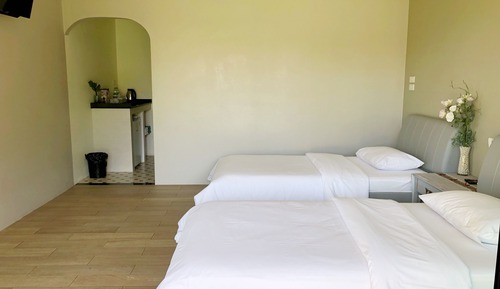 Basic-Zweibettzimmer, 2 Einzelbetten, Kühlschrank