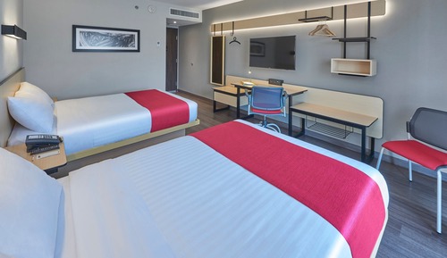 Zimmer, 2 Doppelbetten, Nichtraucher