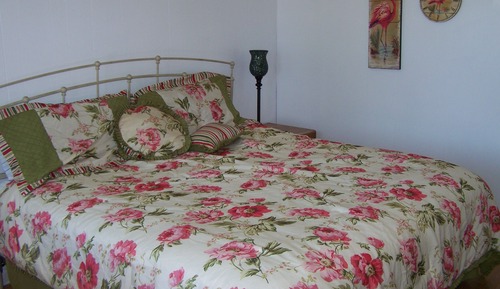 Traditional-Doppelzimmer, 1 Queen-Bett, Kühlschrank und Mikrowelle, Poolblick