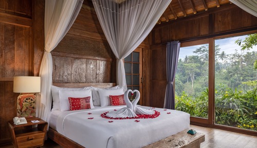 Deluxe-Villa, 1 Schlafzimmer, Hügelblick (Wooden House)