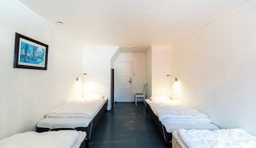 Standardzimmer, Mehrere Betten, Gemeinschaftsbad, Bergblick