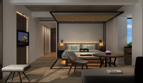 Zimmer, 1 King-Bett, Seeblick