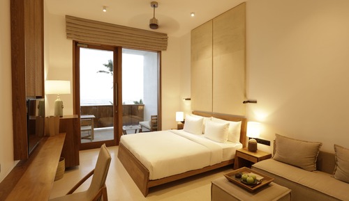 Superior-Doppelzimmer, 1 King-Bett, Balkon, Meerblick