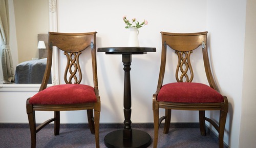 Superior-Doppel- oder -Zweibettzimmer, 2 Einzelbetten, Gartenblick
